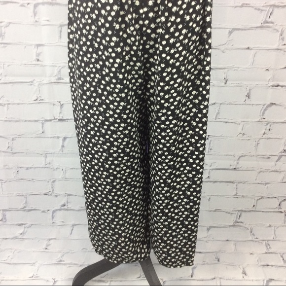 Nine Britton Black Floral Jumpsuit, Size L - Picture 9 of 11